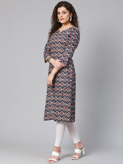 Women's Printed Straight Kurta