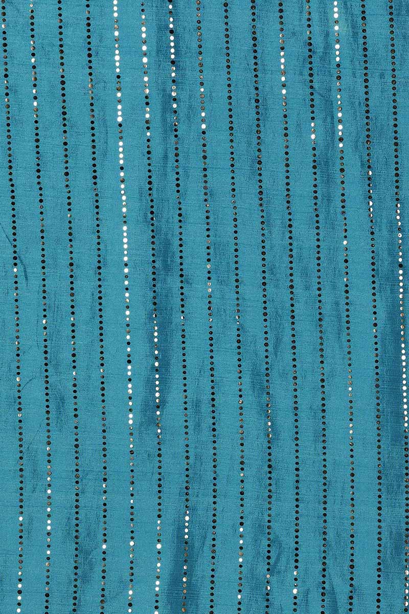 Women's Teal Layered Kurta With Pants With Dupatta