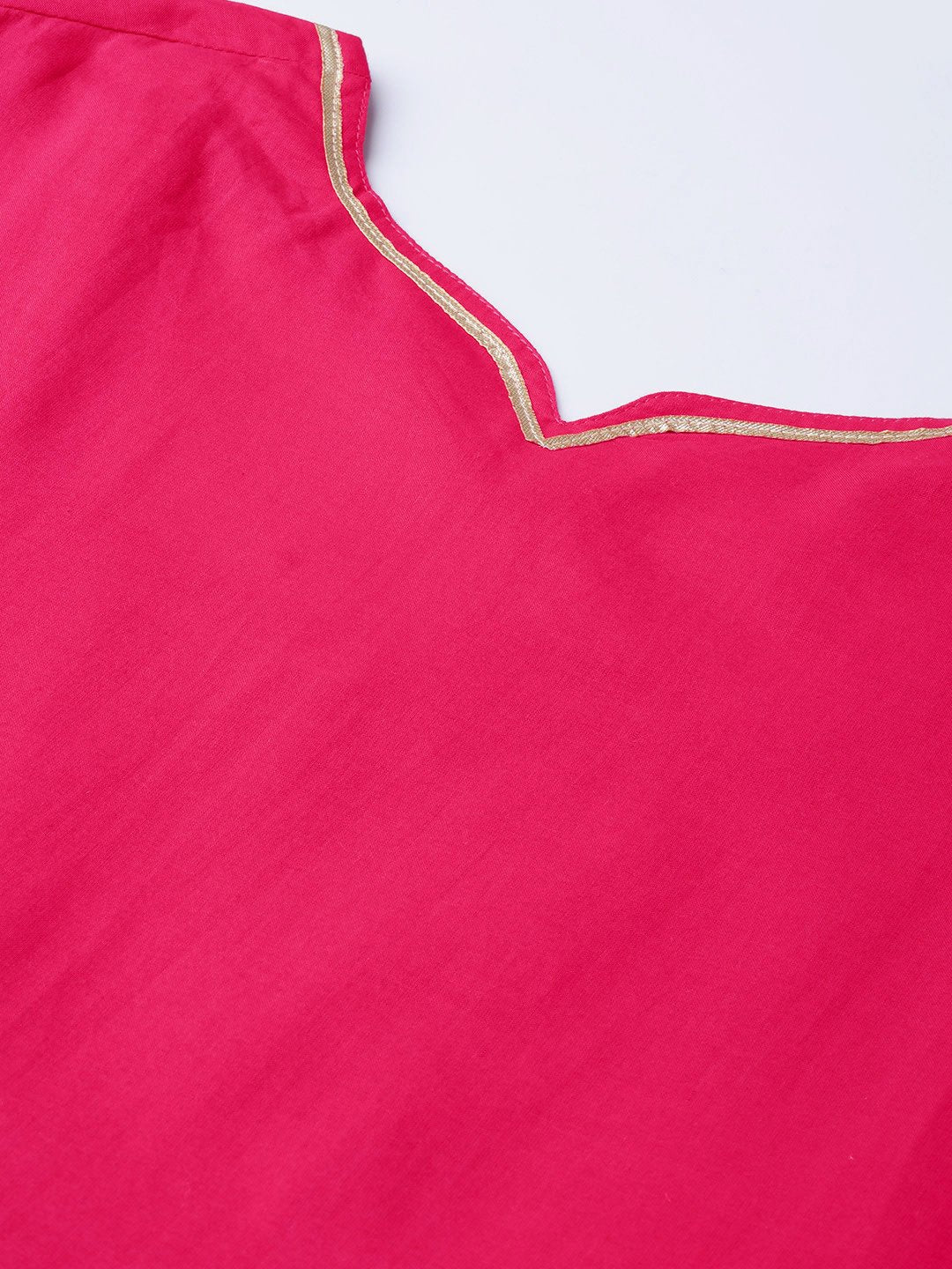 Women's Magenta Solid Maxi Dress