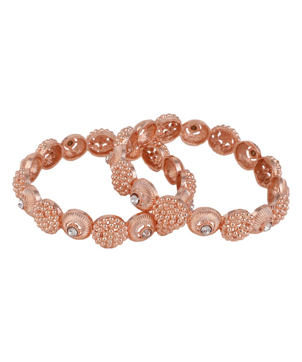 Women's Statement design Enameled Stone studded Ethnic Bangles