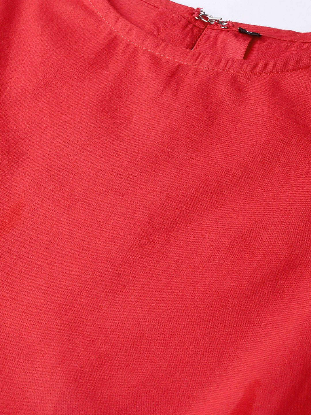 Women's Nayo Red & Beige Floral Printed Maxi Dress