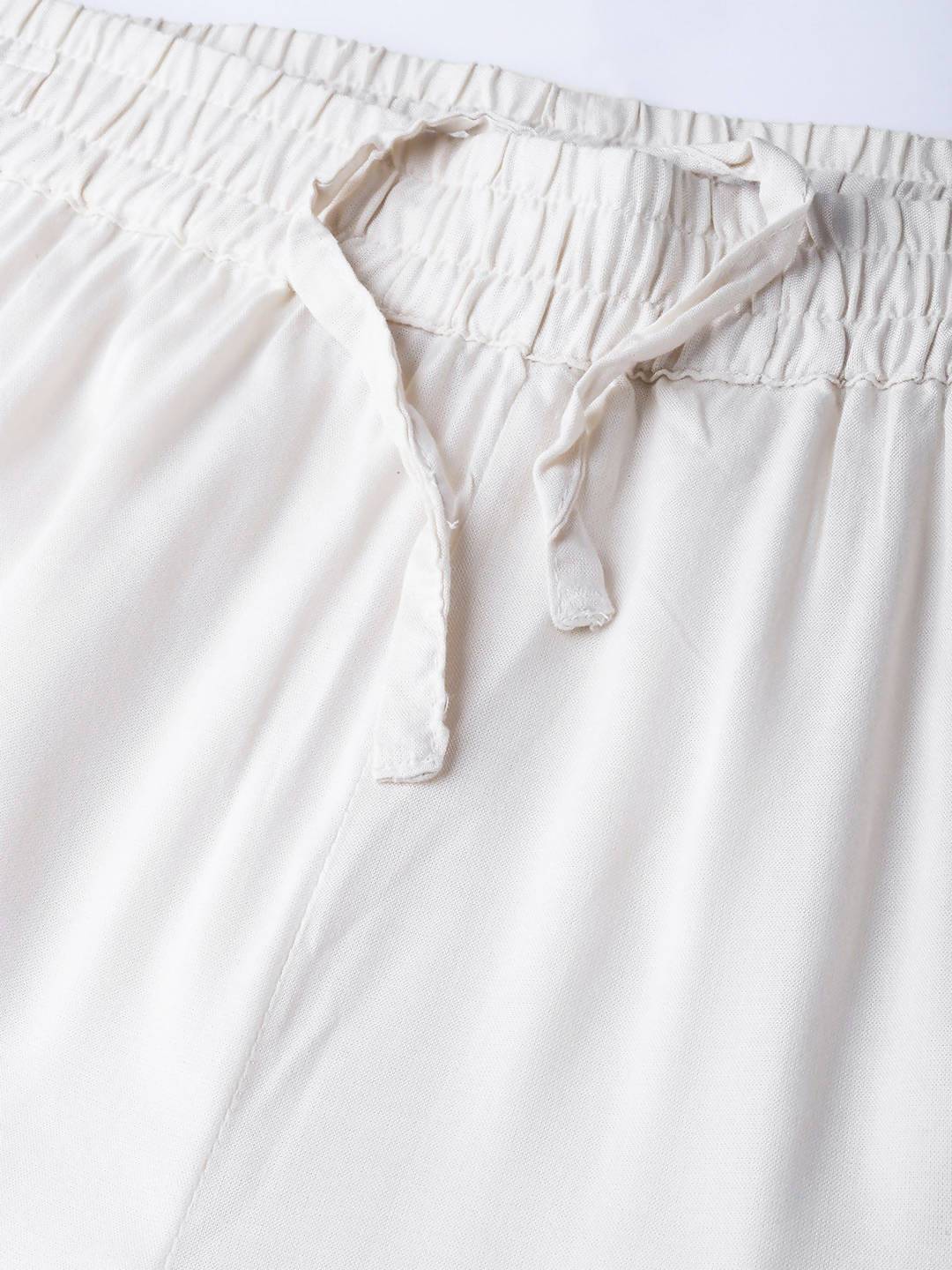 Women's Rayon Embellished Wide-Leg Palazzo