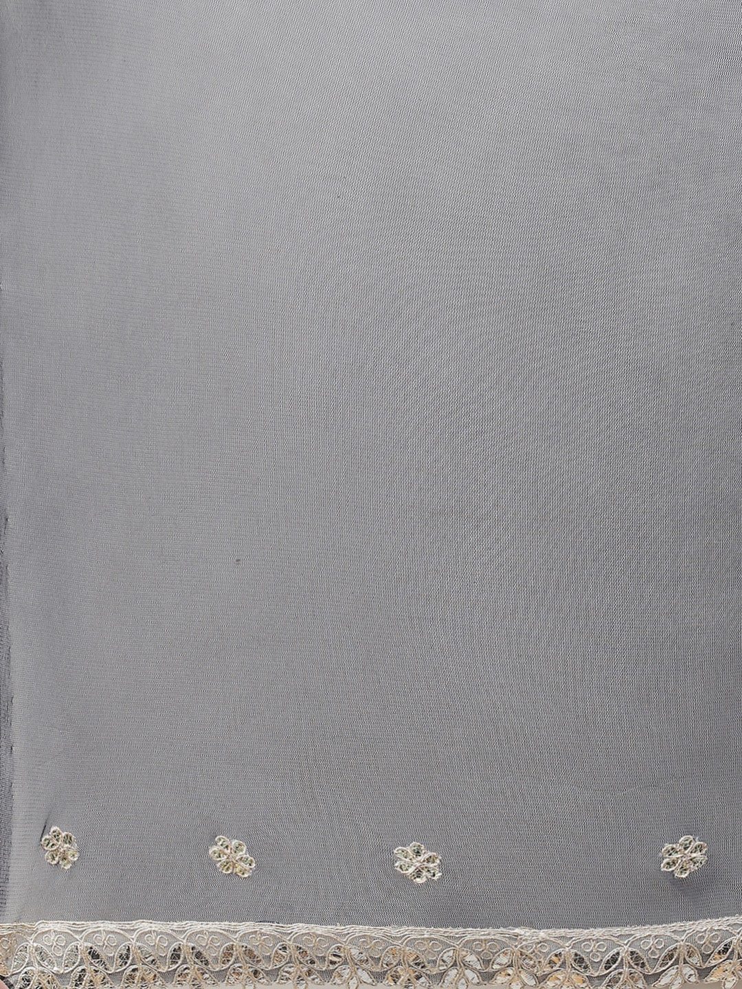 Women's Royal Blue Velvet Hand Work Kurta Pant With Net Dupatta Set