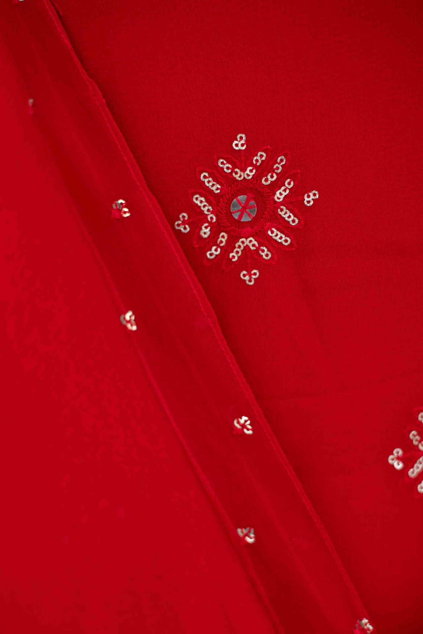 Women's Red Short Kurta With Palazzo