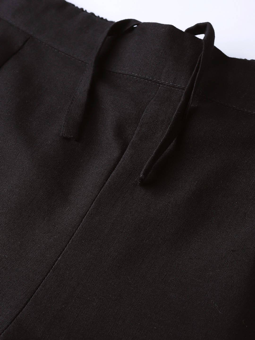 Women's Cotton Solid Straight Pants