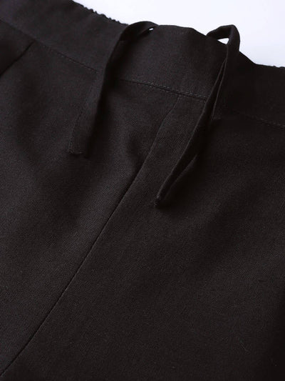 Women's Cotton Solid Straight Pants