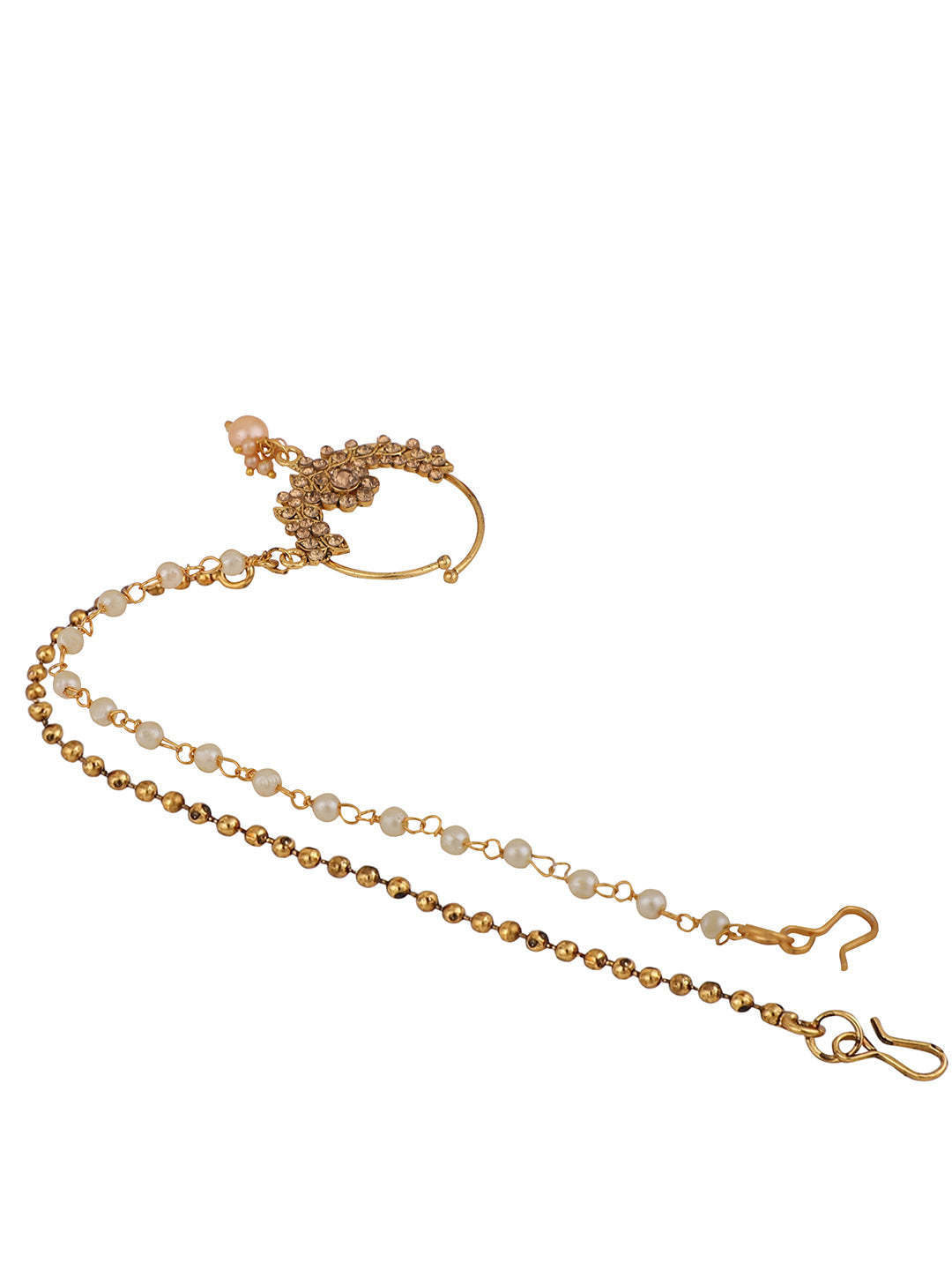 24K Gold Plated Jewlery Nose Ring Nath
