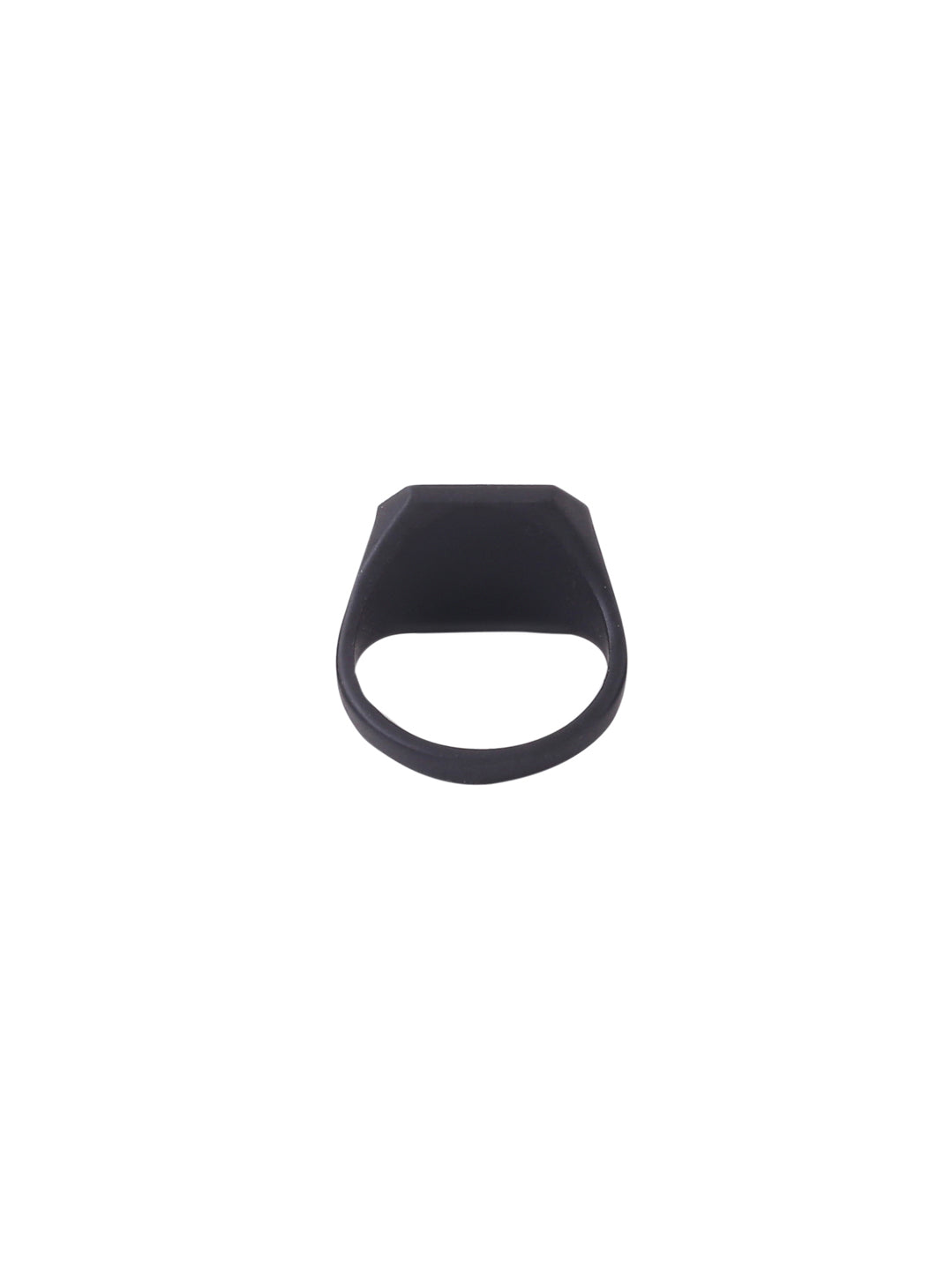 Men's Set Of 2 Black Rhodium-Plated Finger Ring