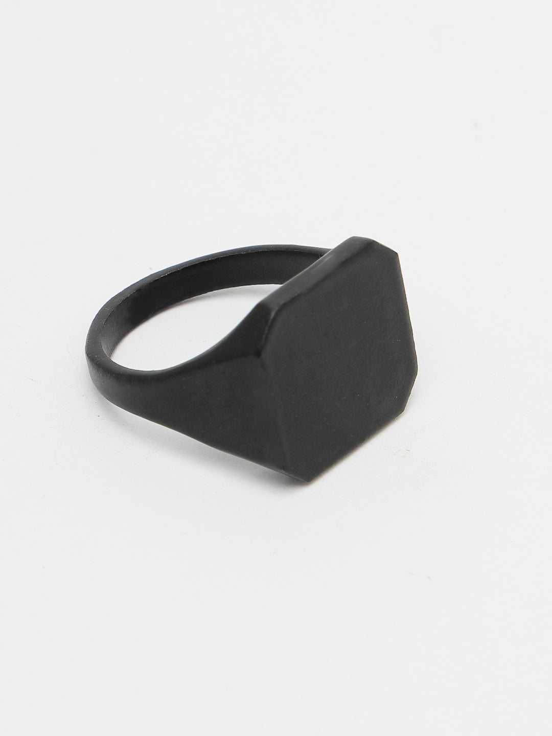 Men's Black Metal Ring