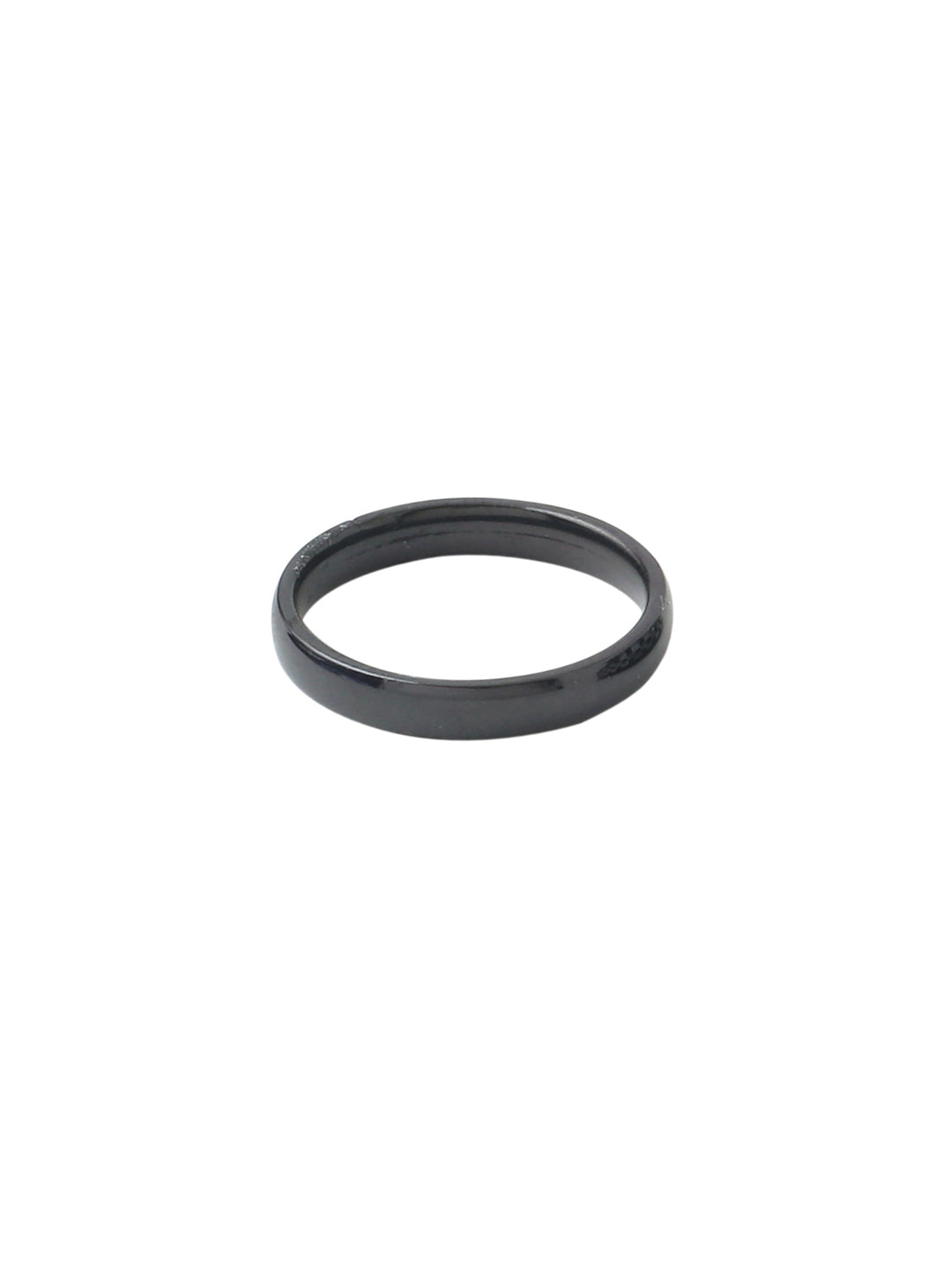 Men's Black Stainless Steel Finger Ring