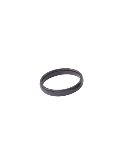 Men's Black Stainless Steel Finger Ring