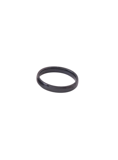 Men's Black Stainless Steel Finger Ring