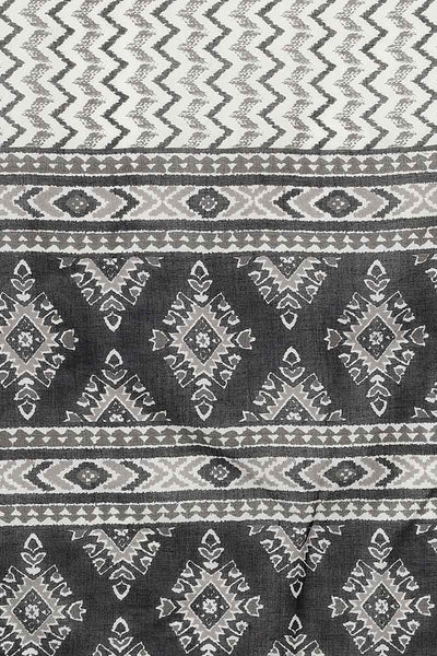 Women's Cotton Blend Abstract Printed Kurta Pants With Dupatta