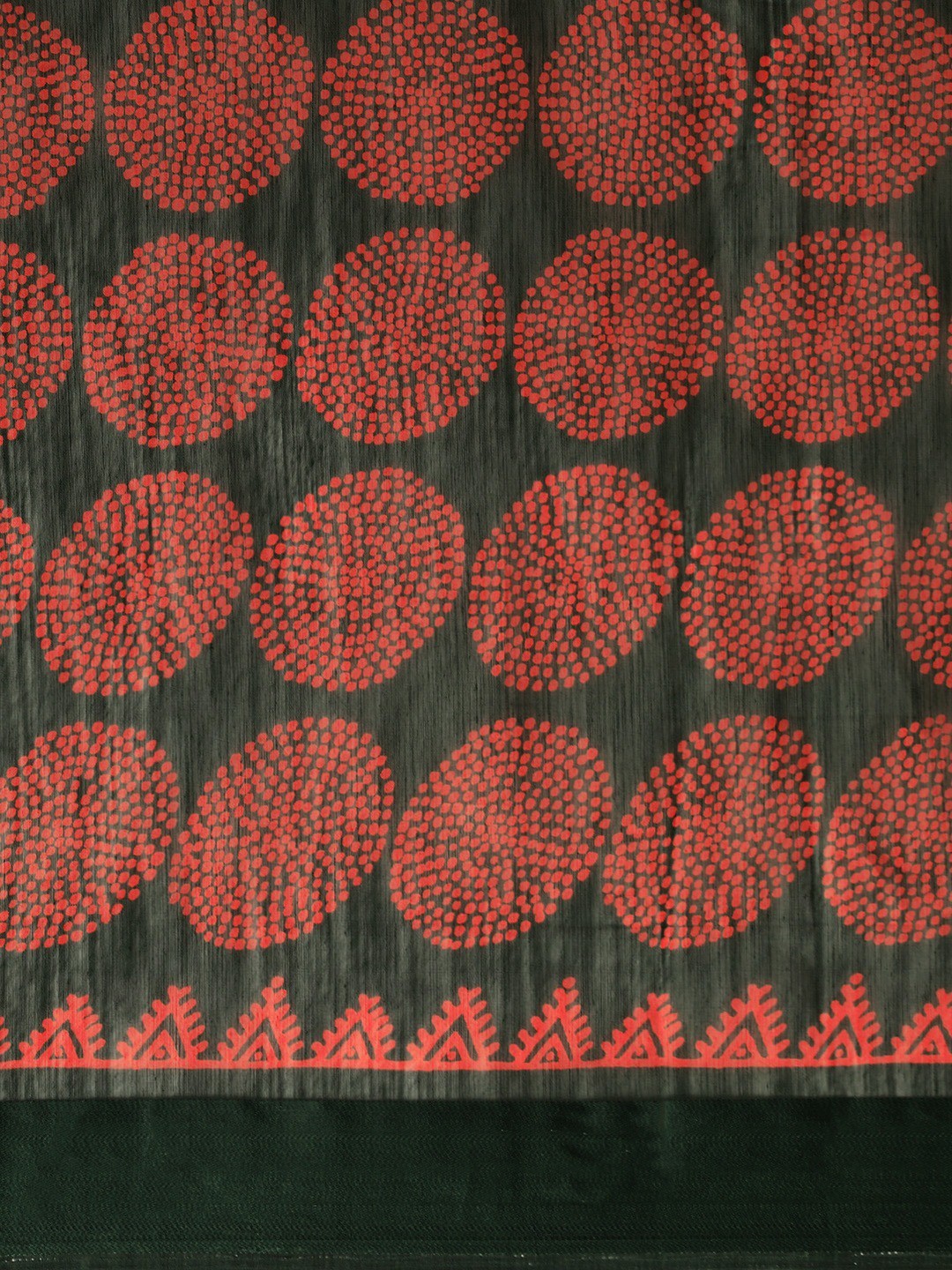 Women's Green Art Silk Printed Saree