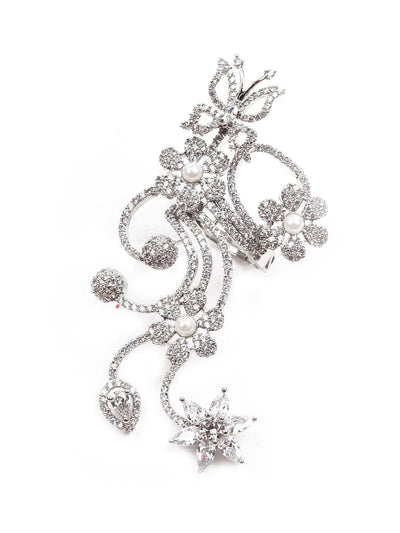 Women's Big White Austrian Diamond Studded Rin