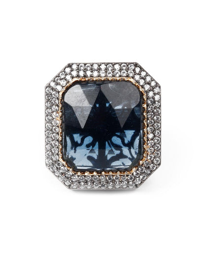 Women's Blue Ethnic Rin