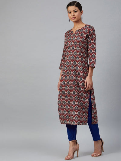 Women's Printed Straight Kurta