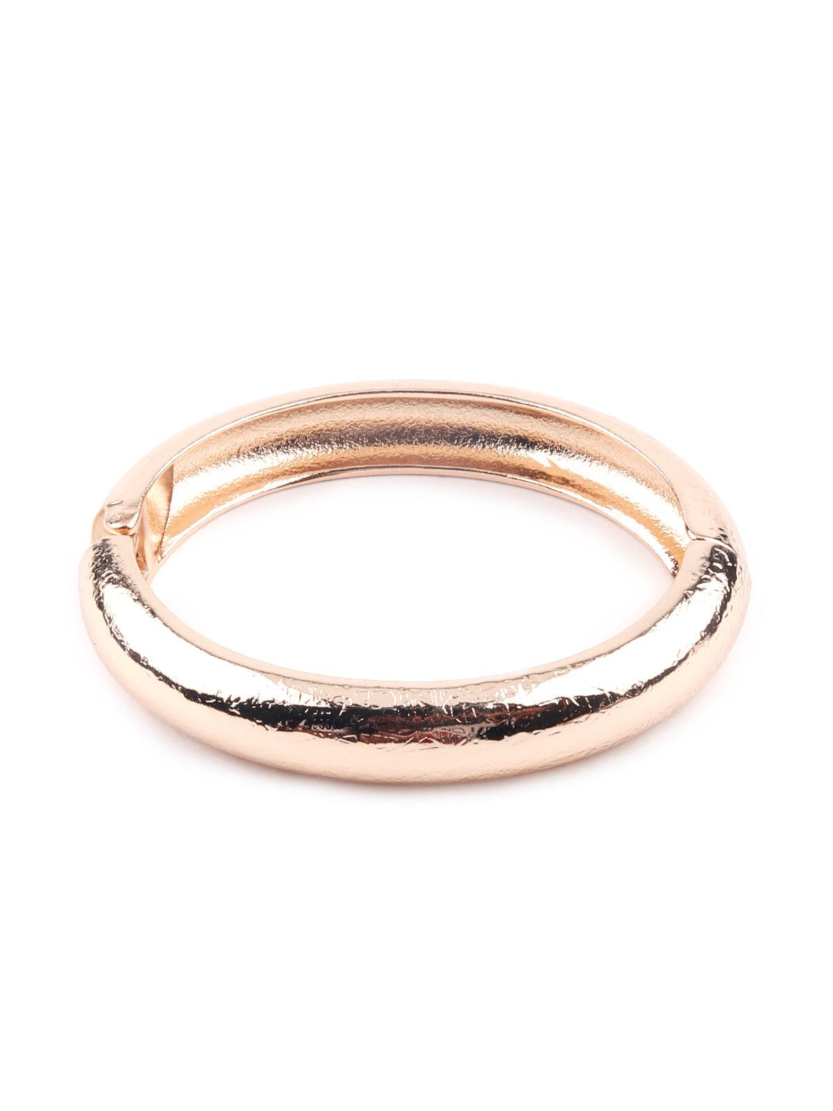 Women's Classic Gold-Tone Textured Bracele