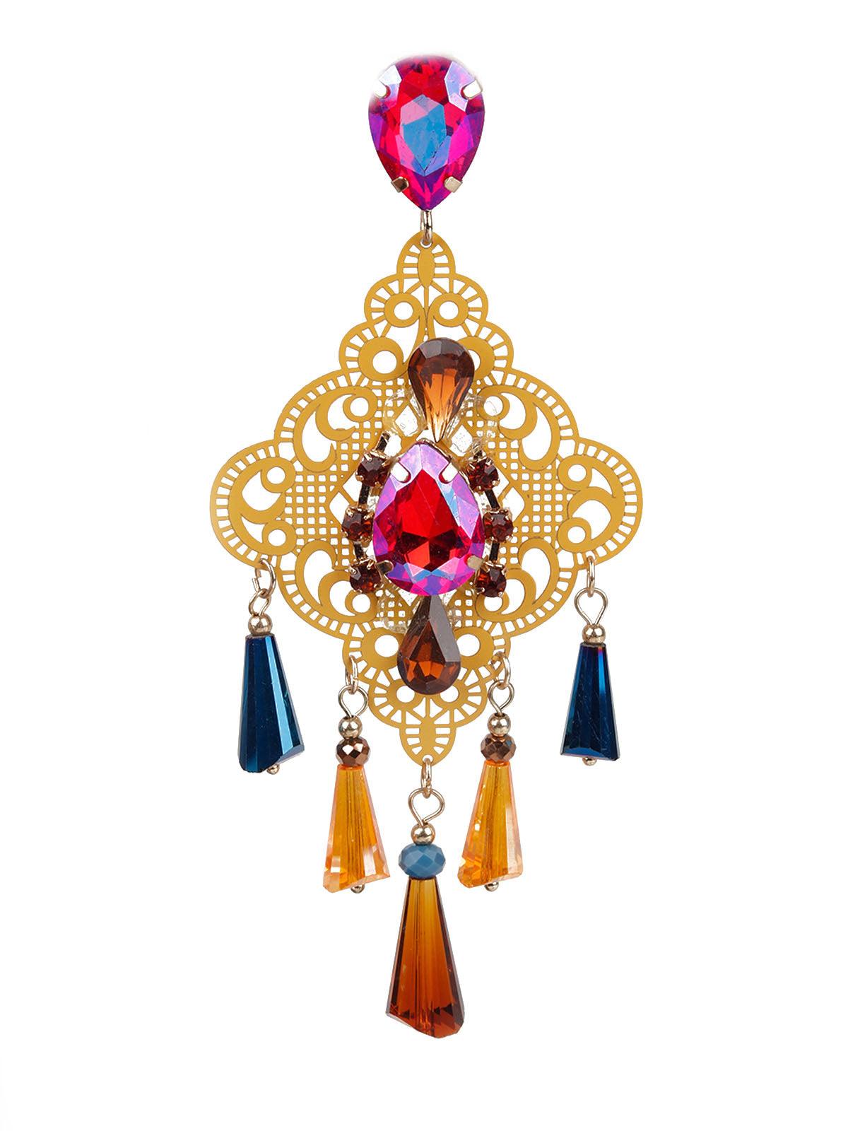 Women's Classy Multicolored Dangle Earring