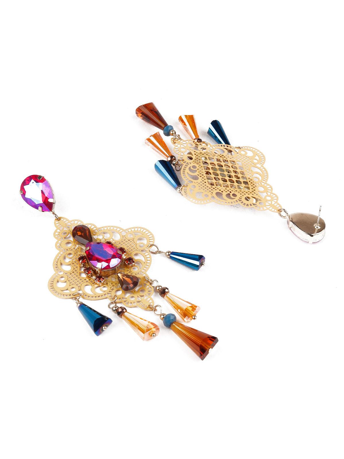 Women's Classy Multicolored Dangle Earring