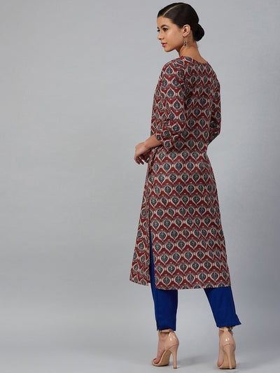Women's Printed Straight Kurta