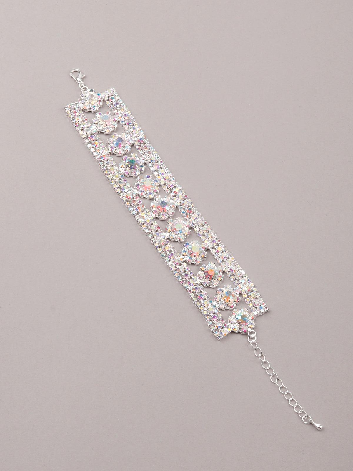 Women's Diamantã© Chrome Effect Gorgeous Statement Bracele