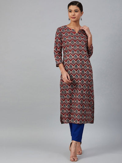 Women's Printed Straight Kurta