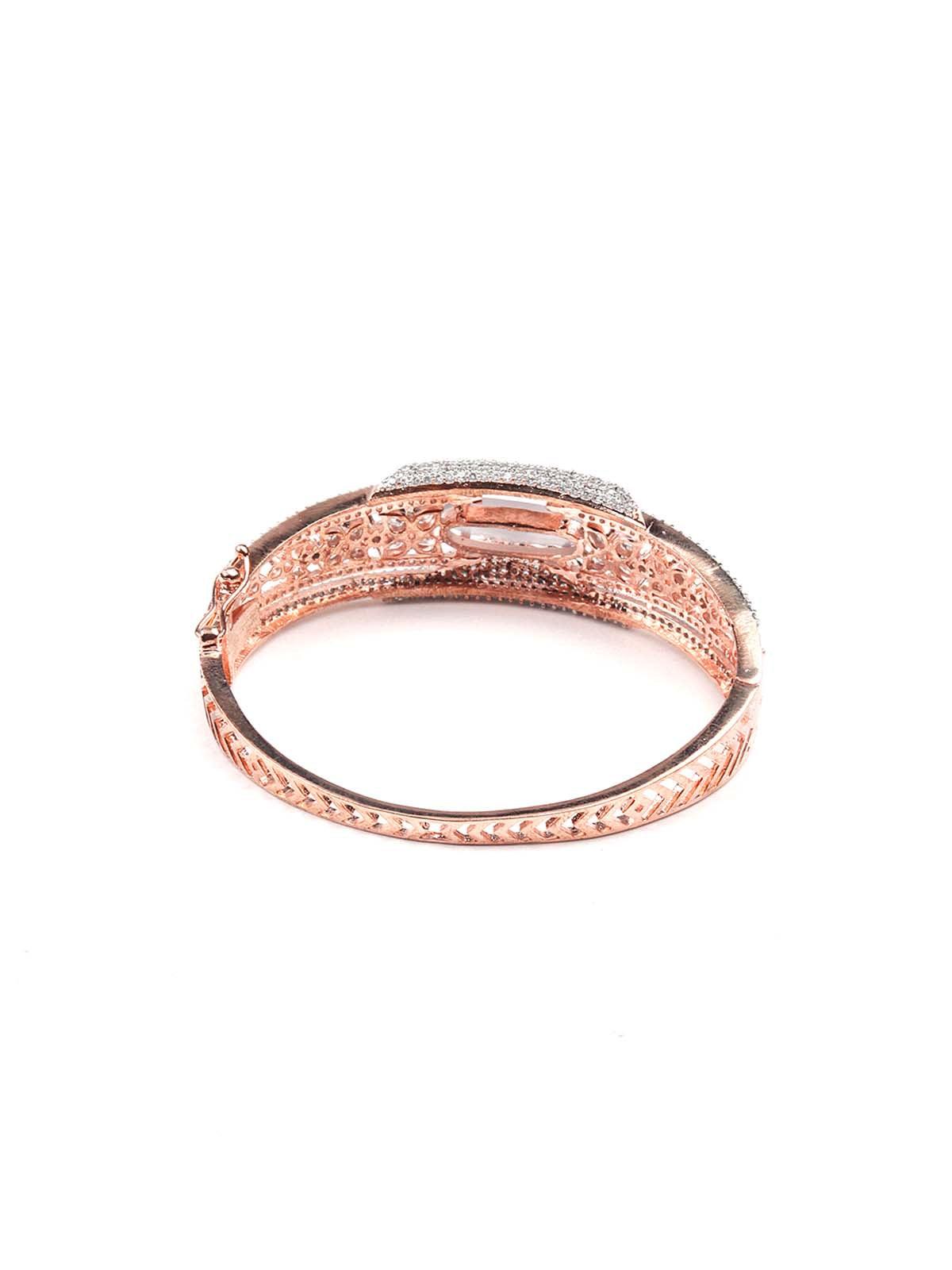 Women's Elegance Studded Gold-Tone Bracele