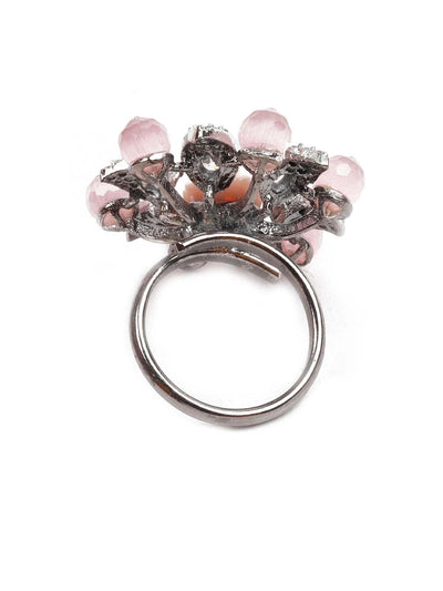 Women's Embellished Austrian Diamond Studded Rin