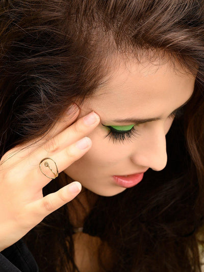 Women's Exquisite Designer Studded Rin