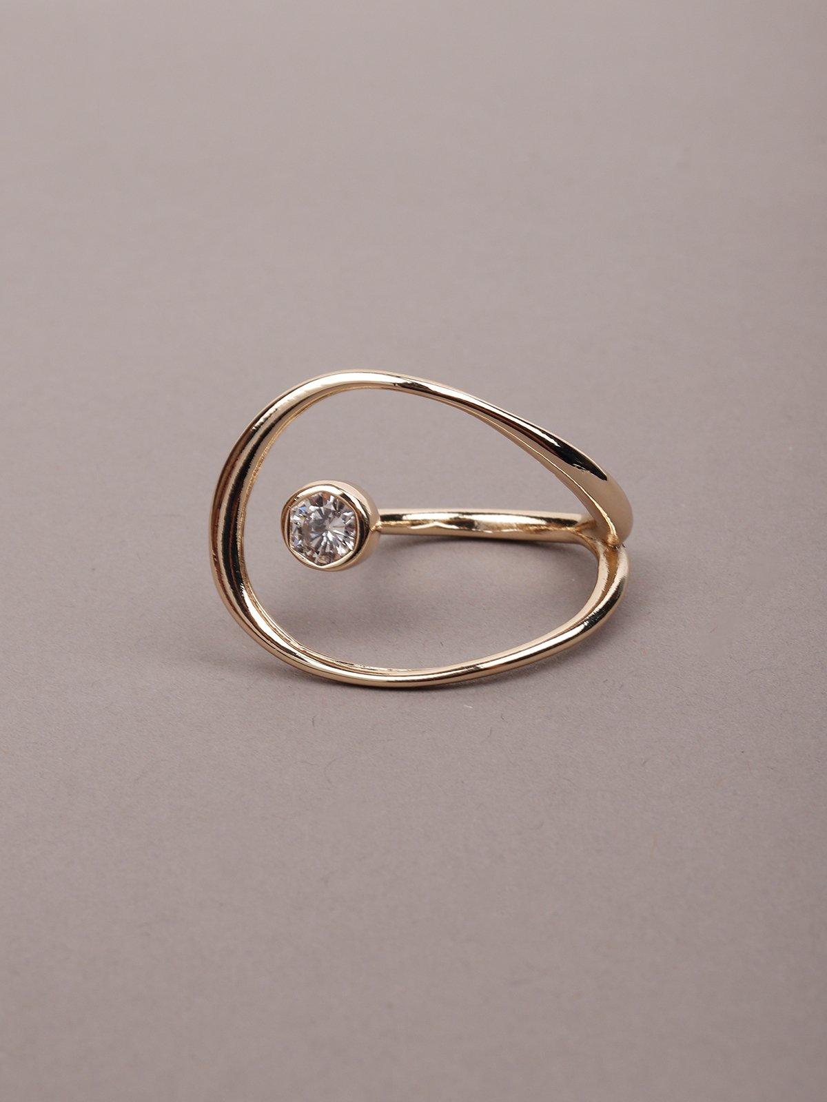 Women's Exquisite Designer Studded Rin