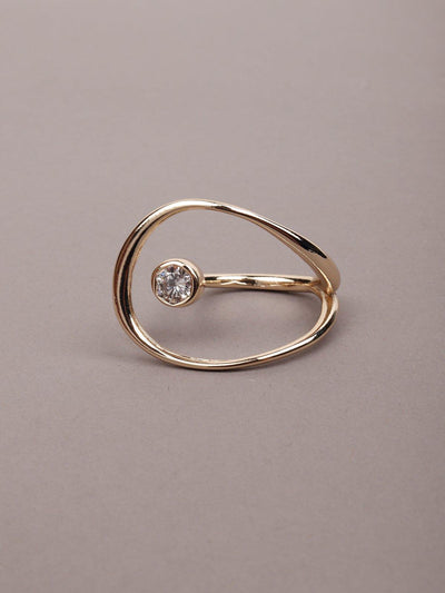 Women's Exquisite Designer Studded Rin