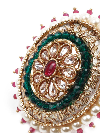 Women's Gold  Embellished Rin