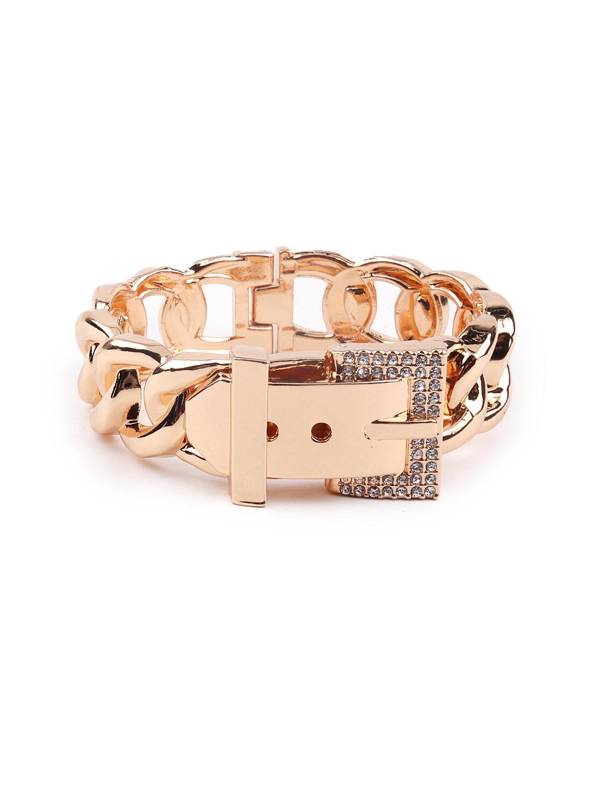 Women's Gold-Tone Chained Bracelet For Wome