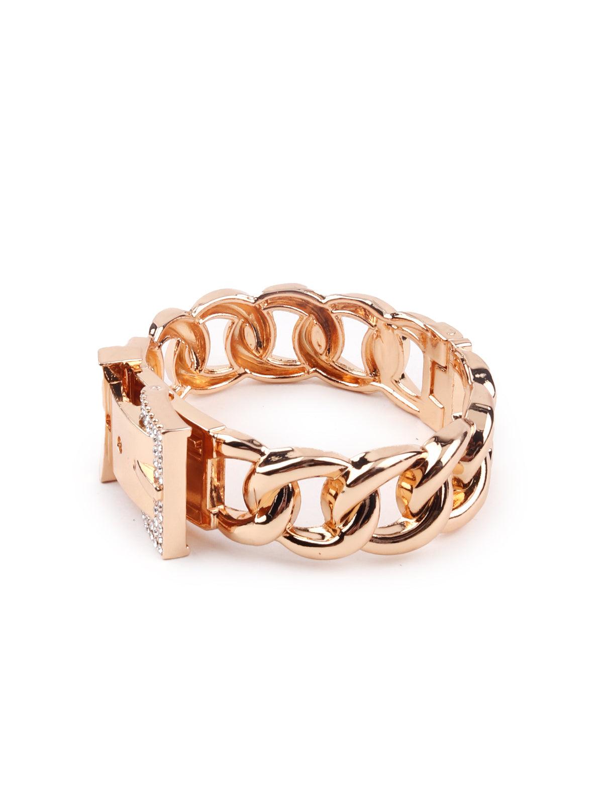 Women's Gold-Tone Chained Bracelet For Wome
