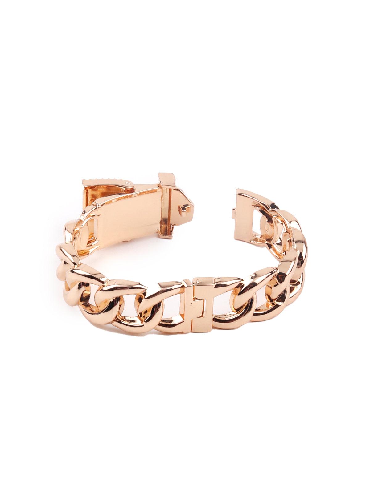 Women's Gold-Tone Chained Bracelet For Wome