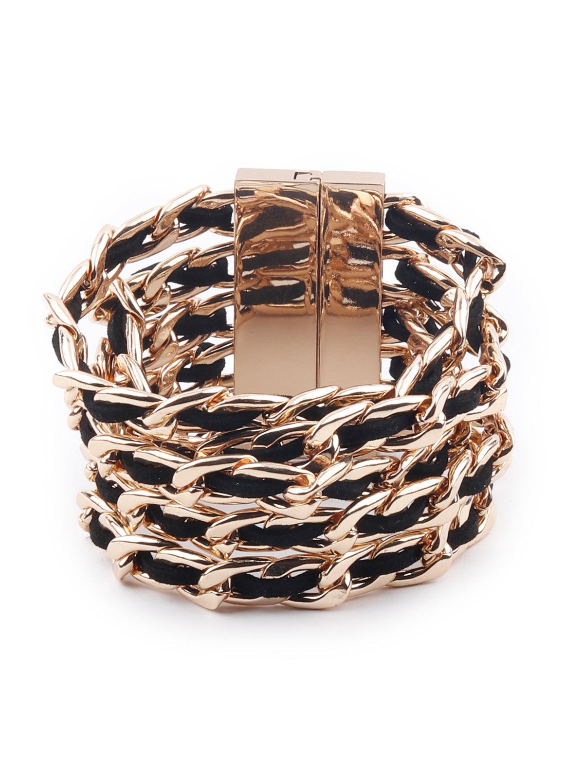 Women's Gold-Tone Chunky Statement Bracele