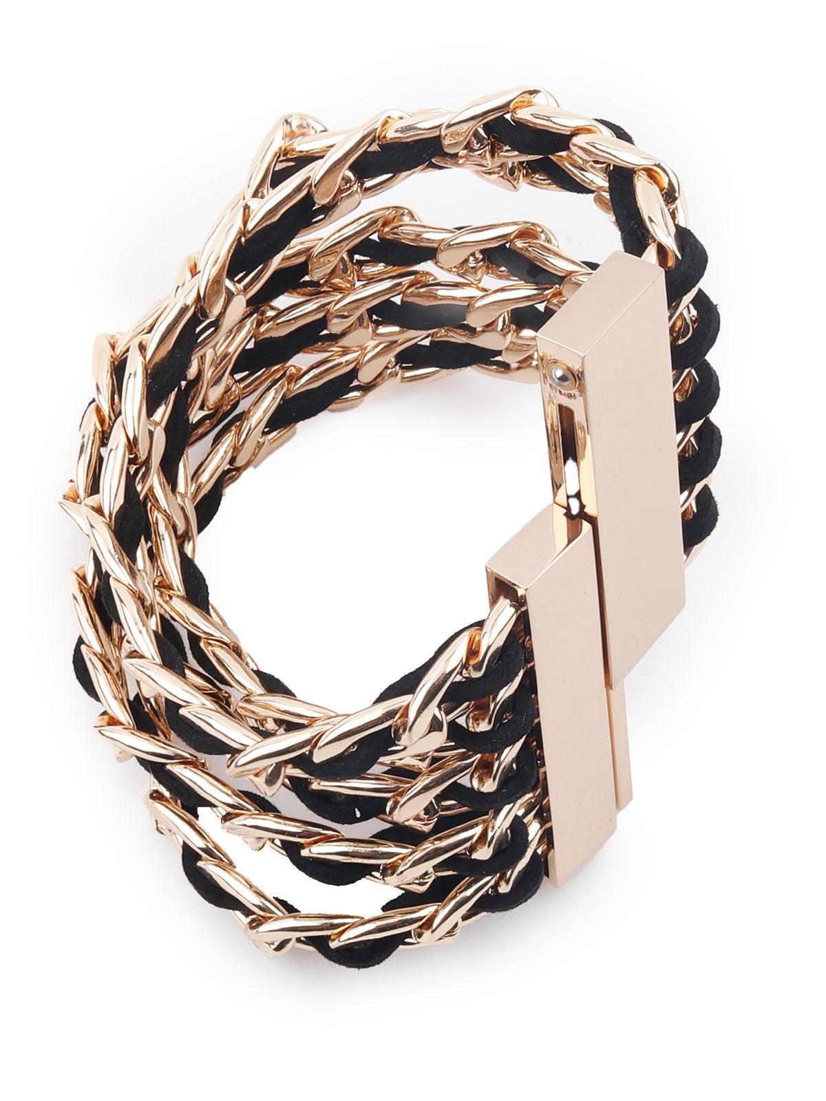 Women's Gold-Tone Chunky Statement Bracele
