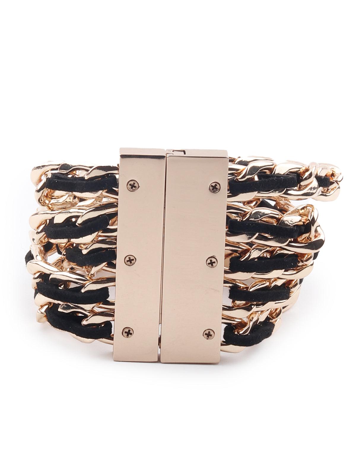 Women's Gold-Tone Chunky Statement Bracele