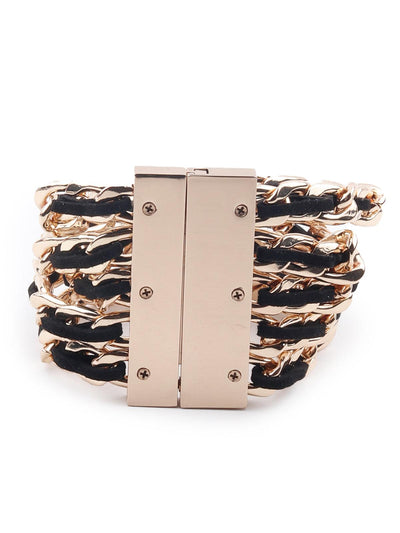 Women's Gold-Tone Chunky Statement Bracele