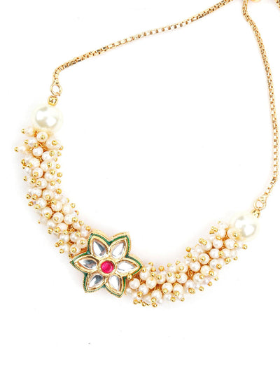 Women's Gold Tone Pretty Pearl Bracele