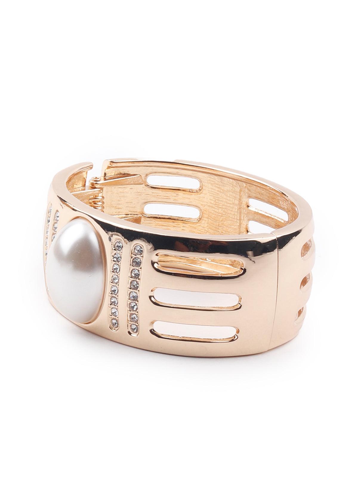 Women's Gold-Tone Statement Embellished Bracelet For Wome