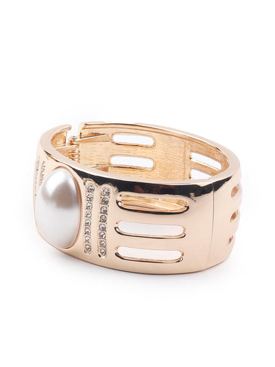 Women's Gold-Tone Statement Embellished Bracelet For Wome