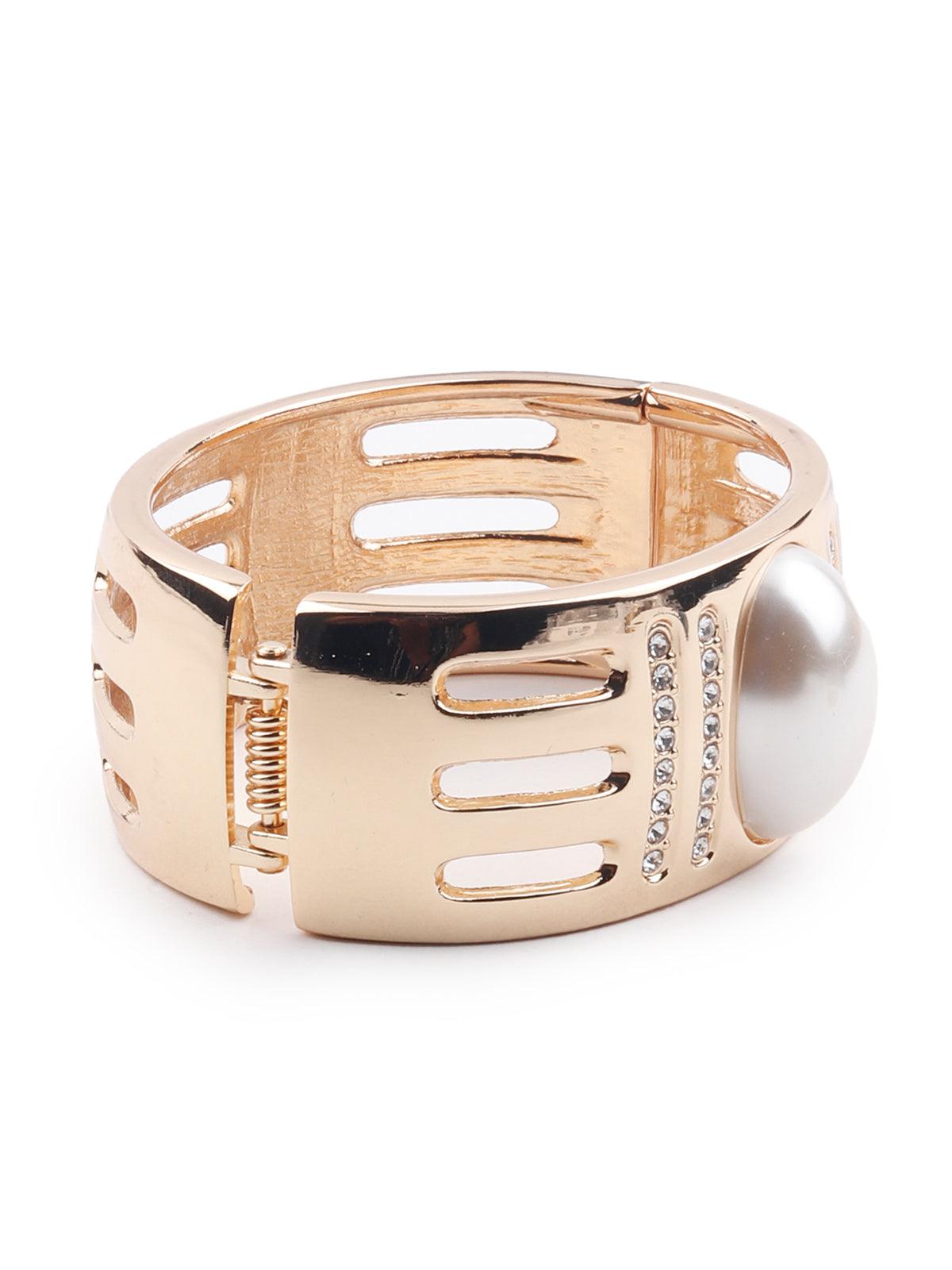 Women's Gold-Tone Statement Embellished Bracelet For Wome