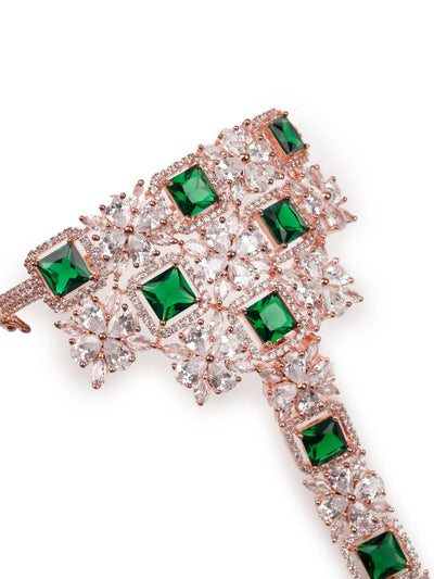 Women's Gorgeous Deep Gold-Tone Bracelet Ring For Wome