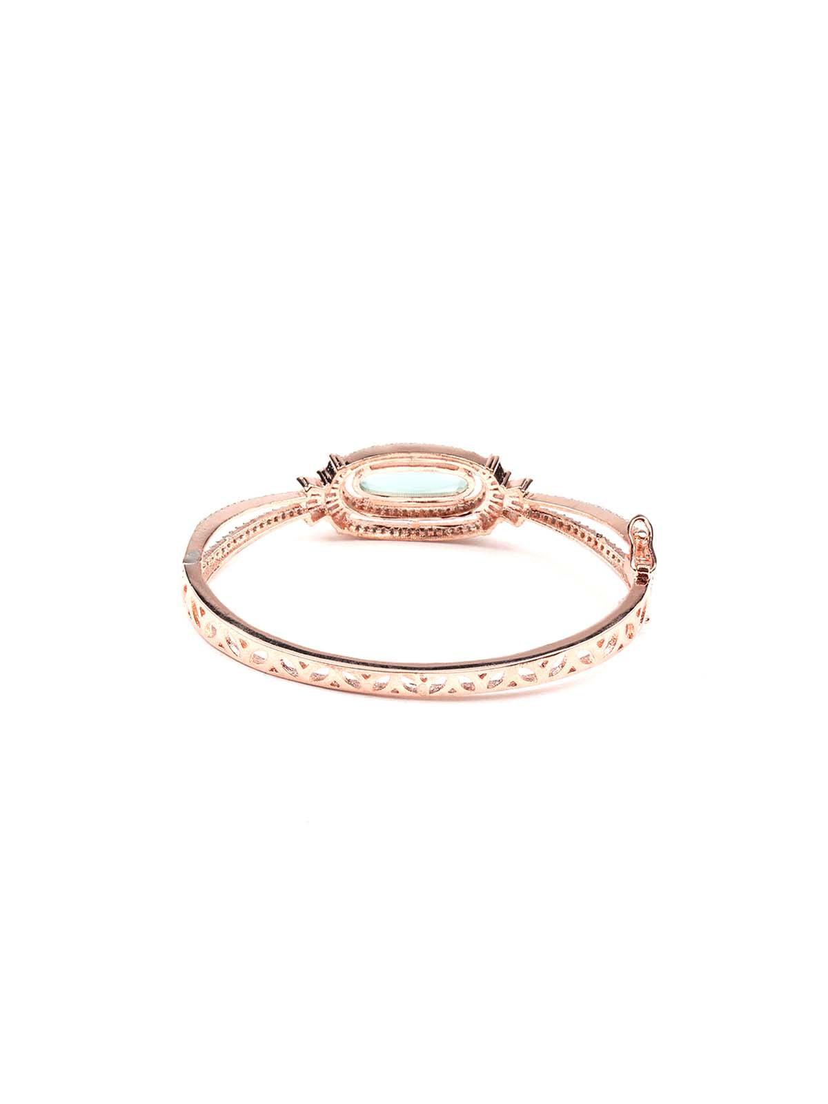 Women's Gorgeous Rose Gold Bracelet Embellishe