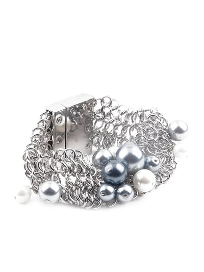 Women's Gorgeous Silver Tone Alluring Bracele