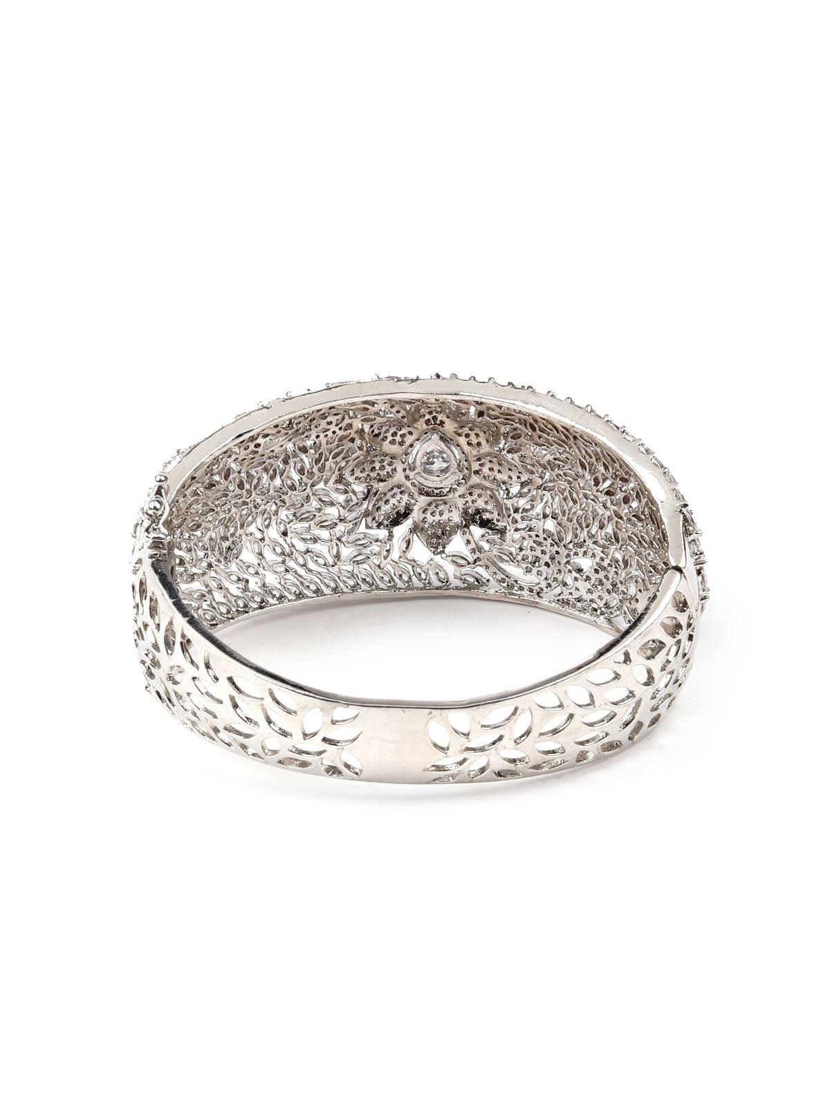 Women's Gorgeous Stunning Silver Studded Bracele