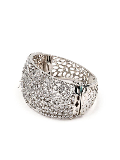 Women's Gorgeous Stunning Silver Studded Bracele