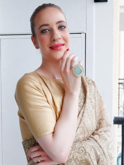 Women's Granduer In Platinum Plated Rin